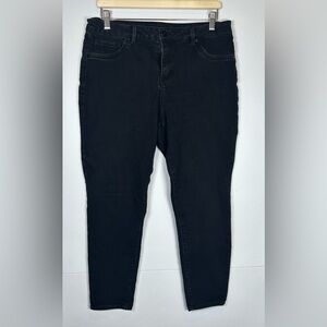 - d. jeans Black Skinny Jeans High Waist w/ Stretch. Size 14P.